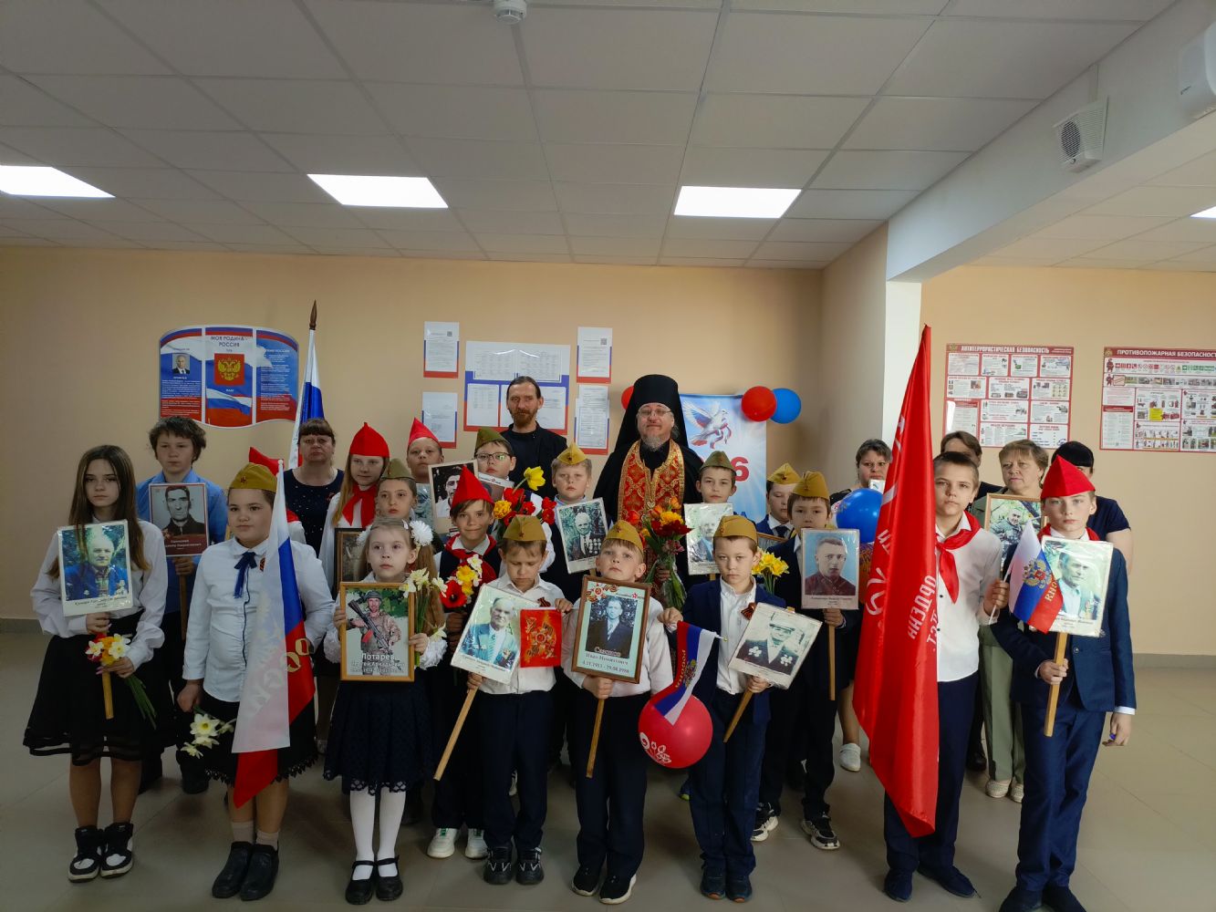 Митинг в Каменской школе